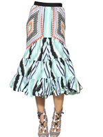 PETER PILOTTO - GONNA IN SETA CLOQUET - MULTICOLORE