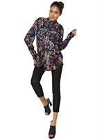 PROENZA SCHOULER - PRINTED SILK CHIFFON SHIRT - MULTI