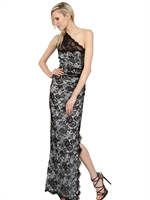 EMILIO PUCCI - VISCOSE LACE LONG DRESS - BLACK