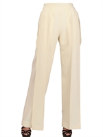 MAISON MARTIN MARGIELA - CREPE ENVERS SATIN TROUSERS - WHITE