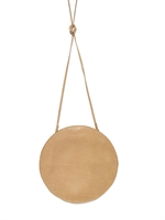MAISON MARTIN MARGIELA - GROßE RUNDE SCHULTERTASCHE AUS LEDER - BEIGE