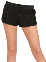 N°21 - SHORTS IN TECHNO PIZZO - NERO