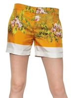 N°21 - SHORTS IN TWILL DI SETA - MULTICOLORE