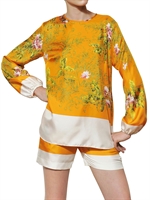 N°21 - PRINTED SILK TWILL SHIRT - MULTI
