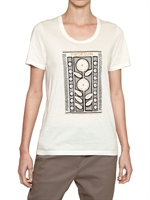 BURBERRY PRORSUM - PRORSUM PRINTED LIGHT JERSEY T-SHIRT - WHITE