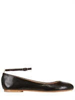 MAISON MARTIN MARGIELA - BALLERINE IN PELLE 10MM - NERO