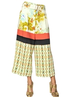 ETRO - PRINTED VISCOSE CADY TROUSERS - MULTI