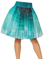 FELICITY BROWN - MULTI LAYER SILK BATIK PLEATED SKIRT - MULTI