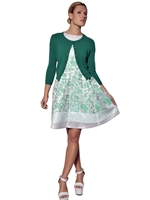ANTONIO MARRAS - VISCOSE KNIT CARDIGAN - EMERALD