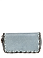 STELLA MCCARTNEY - PORTAFOGLIO IN ECO PELLE - CELESTE