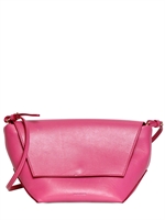 JIL SANDER - NISO UMHÄNGETASCHE AUS NAPPALEDER - FUCHSIE