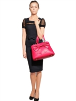 RED VALENTINO - ABITO IN JERSEY DI VISCOSA E TULLE - BLU SCURO