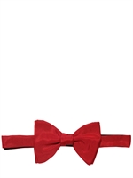 LANVIN - SILK LARGE BOW TIE - RED