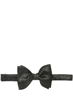 LANVIN - SILK JACQUARD LARGE BOW TIE - GREEN