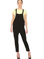 CYCLE - SALOPETTE IN VISCOSA STRETCH - NERO