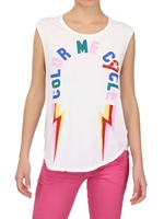 CYCLE - JERSEY T-SHIRT - WHITE