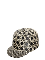 SUPERDUPER - DIMAGGIO WOVEN BASEBALL HAT - BLACK/WHITE