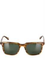 OLIVER PEOPLES - NDG ECKIGE SONNENBRILLE AUS ACETAT - HELLBRAUN