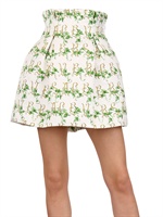 CATERINA GATTA - GONNA IN RASATELLO DI COTONE VINTAGE - MULTICOLORE