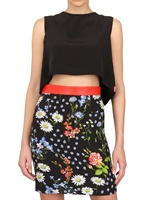 CATERINA GATTA - TOP AUS CREPE DE CHINE - MULTI