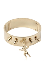 STEFANO DE LELLIS - 24 KT VERGOLDETES ENGELARMBAND - GOLD