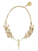STEFANO DE LELLIS - 24 KT GOLD PLATED SACRED NECKLACE - GOLD