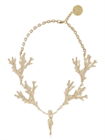 STEFANO DE LELLIS - 24 KT GOLD PLATED SACRED NECKLACE - GOLD