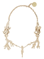STEFANO DE LELLIS - 24 KT GOLD PLATED SACRED NECKLACE - GOLD