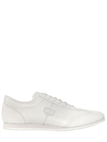 DOLCE & GABBANA - ITALIA NAPPA LEATHER RUNNING SNEAKERS - WHITE