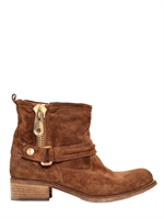 STRATEGIA - 40MM SUEDE ANKLE BOOTS - CAMEL