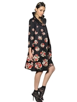 DOLCE & GABBANA - PRINTED TECHNO SILK BROCADE COAT - MULTI