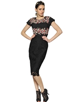DOLCE & GABBANA - TOP IN CADY DI VISCOSA - MULTICOLORE