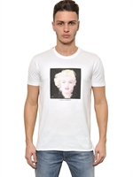 DOLCE & GABBANA - MARILYN COTTON JERSEY T-SHIRT - OFF WHITE