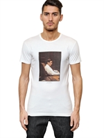 DOLCE & GABBANA - AL PACINO COTTON JERSEY T-SHIRT - WHITE