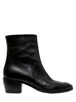 GIUSEPPE ZANOTTI HOMME - 45MM BLACK LEATHER ANKLE BOOTS - BLACK
