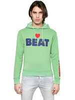 DSQUARED - FELPA IN COTONE - VERDE