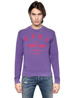 DSQUARED - FELPA IN COTONE - VIOLA