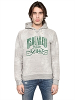 DSQUARED - FELPA IN COTONE - GRIGIO MELANGE