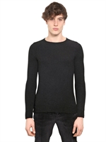 NEIL BARRETT - MAGLIA IN LANA E MOHAIR - NERO