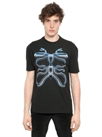 NEIL BARRETT - 3D SNAKE PRINTED JERSEY - BLACK