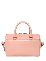 SAINT LAURENT - DUFFLE 3 BRUSHED LEATHER SHOULDER BAG - BLUSH