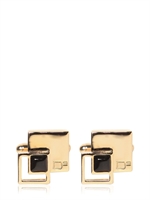 DSQUARED - D2 GEOMETRIC METAL CUFFLINKS - GOLD