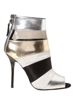 DIEGO DOLCINI - 110MM CALFSKIN, SATIN AND PLEXI BOOTS - MULTICOLOR
