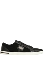 DOLCE & GABBANA - SUEDE & PIENO FIORE - BLACK