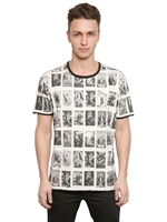 DOLCE & GABBANA - SAINT PRINT JERSEY T-SHIRT - WHITE