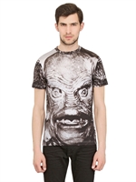 CHRISTOPHER KANE - CREATURE COTTON JERSEY OVERSIZED T-SHIRT - GREY