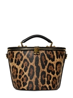 DOLCE & GABBANA - MISS ANNA MEDIUM LEOPARD PRINT BAG - LEOPARD