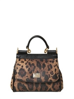 DOLCE & GABBANA - MINI MISS SICILY LEOPARD PRINT BAG - LEOPARD