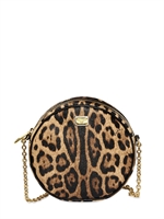 DOLCE & GABBANA - MISS GLAM LEOPARD PRINT SHOULDER BAG - LEOPARD