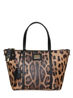 DOLCE & GABBANA - MISS ESCAPE LEOPARD PRINT TOTE BAG - LEOPARD